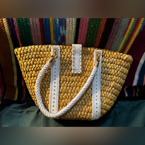 San Torini cornhusk michael kors Beach Tote - Picture 4 of 8